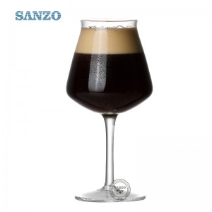 Bicchiere da birra Sanzo Alcool Bicchieri da birra in vetro trasparente fatti a mano su misura