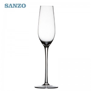 SANZO Blue Stem Champagne Flute Fatti a mano su misura Calice da Champagne Bicchieri di Champagne economici di vendita caldi promozionali